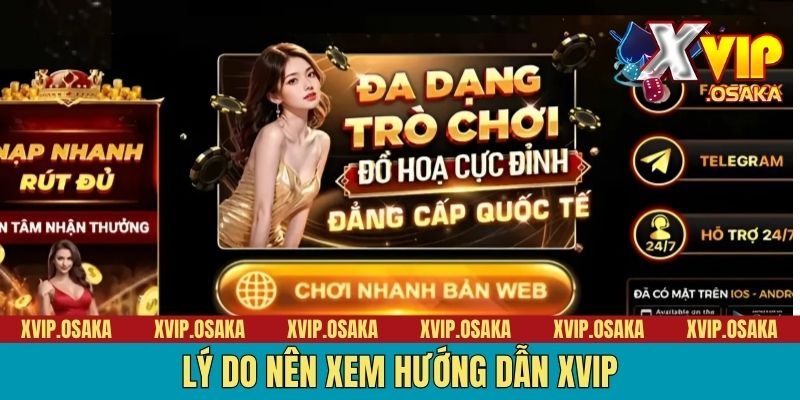 Lý do nên xem hướng dẫn XVIP